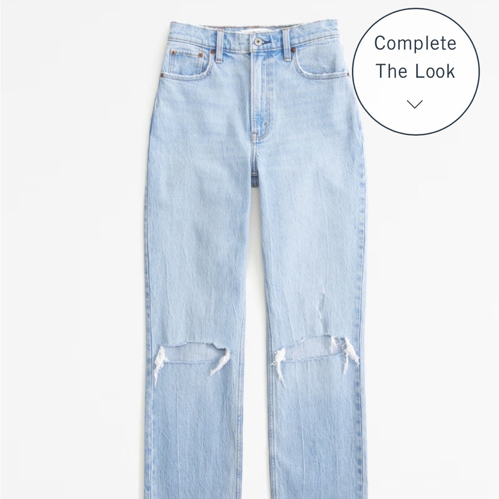A&F 90s Straight ULTRA HIGH RISE